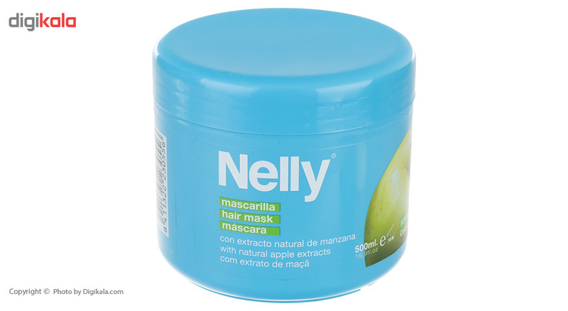 ماسک مو نلی مدل Green Apple حجم 500 میلی لیتر