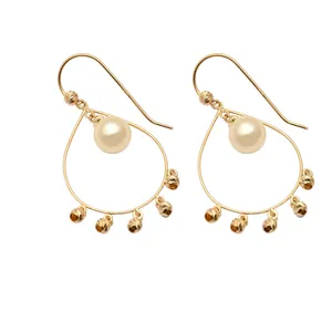 گوشواره طلا 18 عیار رزگالری کد N075