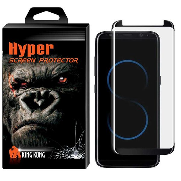 محافظ صفحه نمایش شیشه ای دور چسب کینگ کونگ مدل Hyper Fullcover مناسب برای سامسونگ گلکسی S8 محافظ صفحه نمایش شیشه ای دور چسب کینگ کونگ مدل Hyper Fullcover مناسب برای سامسونگ گلکسی S8