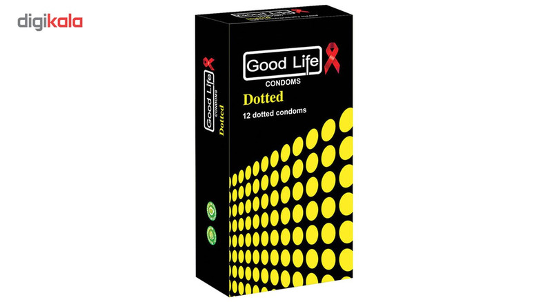 کاندوم گودلایف مدل خار نقطه ای dotted بسته 12 عددی