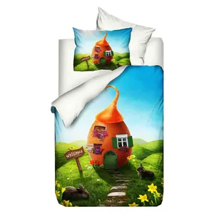 سرویس کاور لحاف نوزادی 4 تکه 3D وارول طرح Motel