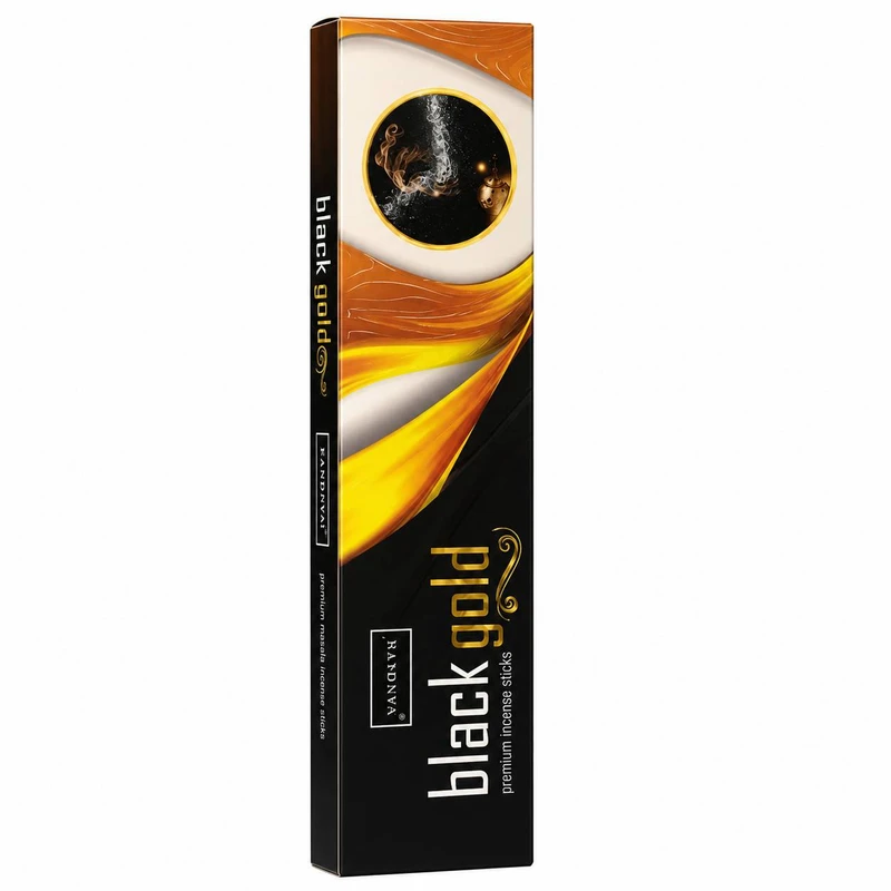 عود دستساز ناندیتا مدل Black gold رایحه ادکلن بسته 30 عددی