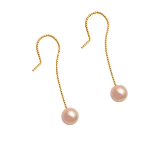 گوشواره طلا 18 عیار رزگالری کد N079
