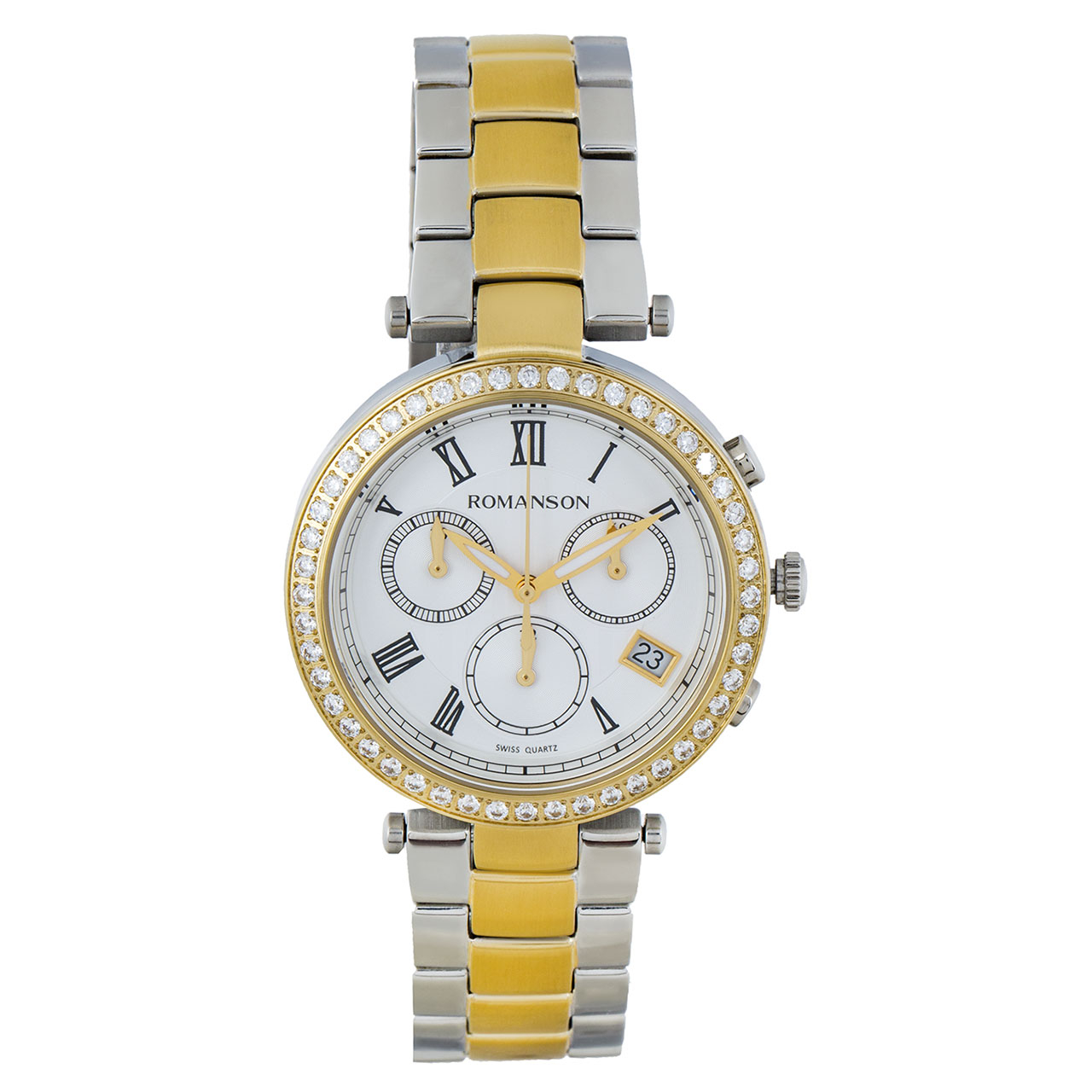 ساعت مچی عقربه ای زنانه رومانسون مدل RM6A02HLCCASR5