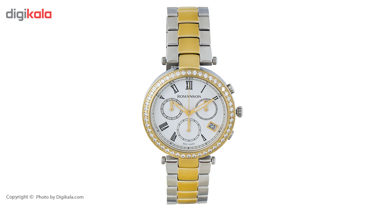 ساعت مچی عقربه ای زنانه رومانسون مدل RM6A02HLCCASR5