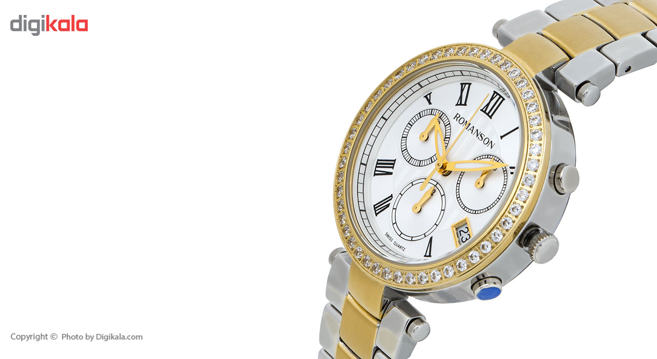 ساعت مچی عقربه ای زنانه رومانسون مدل RM6A02HLCCASR5