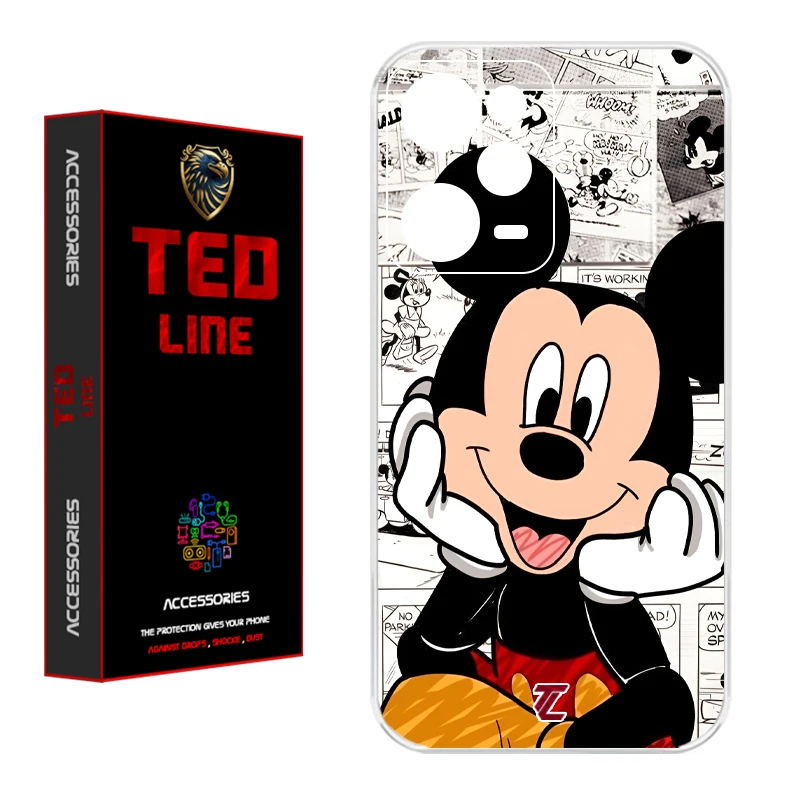 کاور تدلاین طرح میکی موس کد 1151 مناسب برای گوشی موبایل شیائومی Redmi Note 12 Pro 5G / Poco X5 Pro