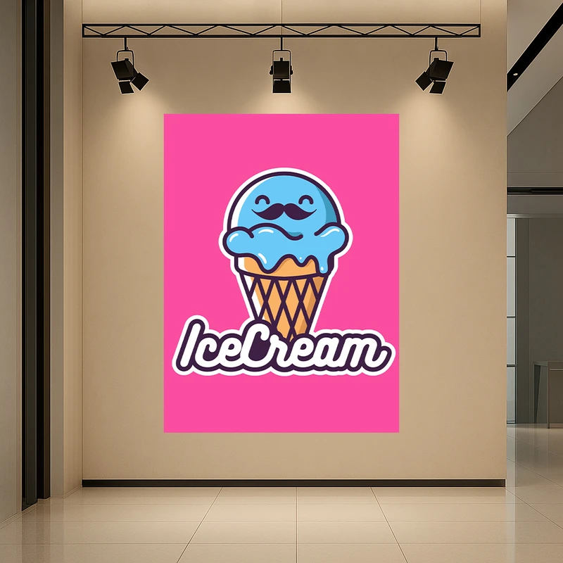 پوستر طرح بستنی مدل ice cream کد AR3060650