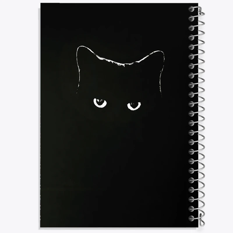دفتر نقاشی 50 برگ خندالو طرح گربه سیاه کد N5437