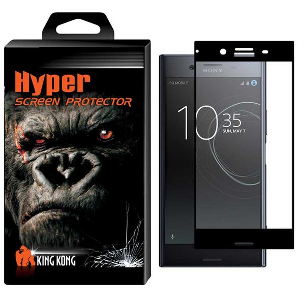 محافظ صفحه نمایش شیشه ای کینگ کونگ مدل Hyper Fullcover مناسب برای گوشی سونی اکسپریا XZ Premium محافظ صفحه نمایش شیشه ای کینگ کونگ مدل Hyper Fullcover مناسب برای گوشی سونی اکسپریا XZ Premium