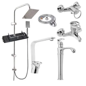 ست شیرآلات توفیق مدل النگویی پایه بلند مجموعه 6 عددی