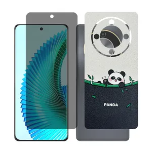 Glass together model privacy screen protector suitable for Honor X9b mobile phone with back cover sticker