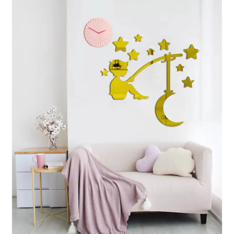 آینه مستر راد مدل ماه کد Boy and moon-G 10