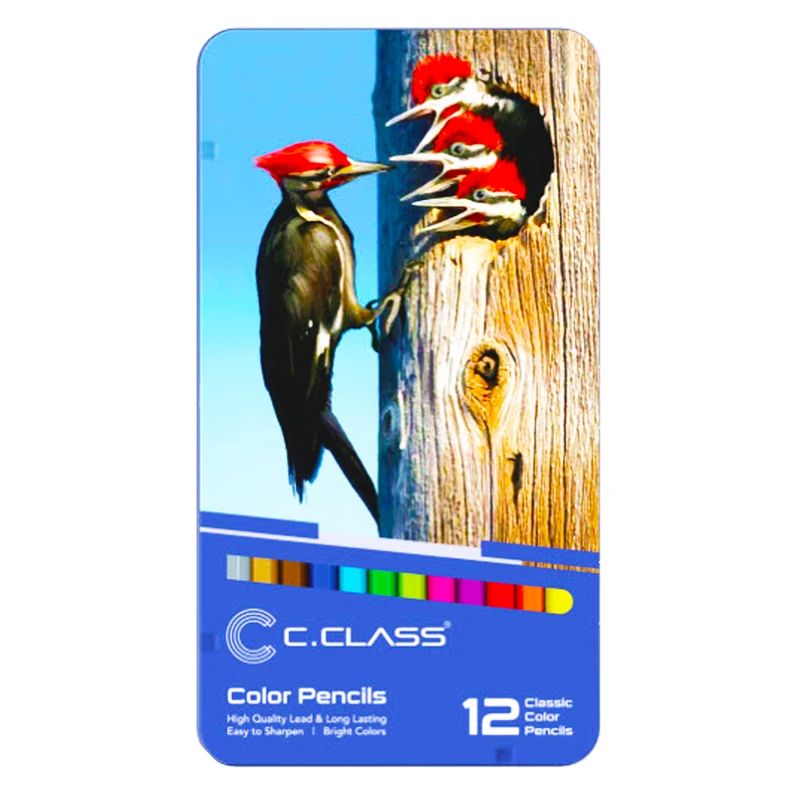 مداد رنگی 12 رنگ سی کلاس کد 03