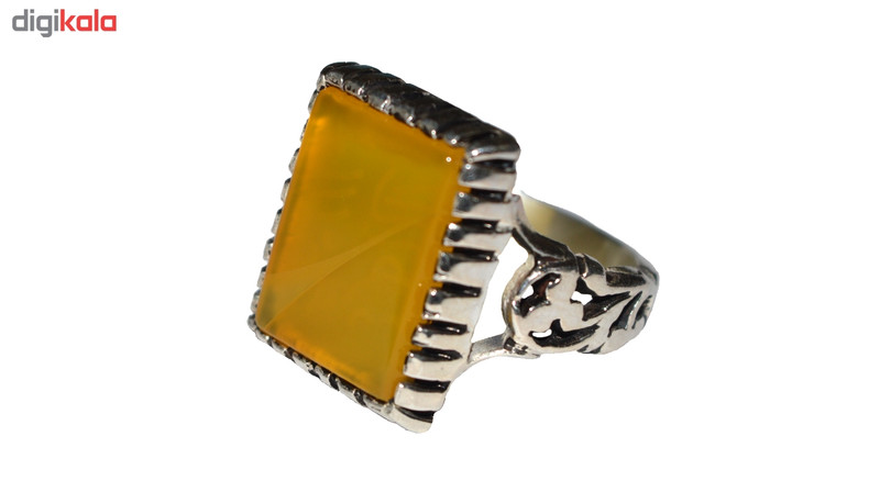 انگشتر نقره عقیق شرف شمس گالری مگنت مدل sh66
