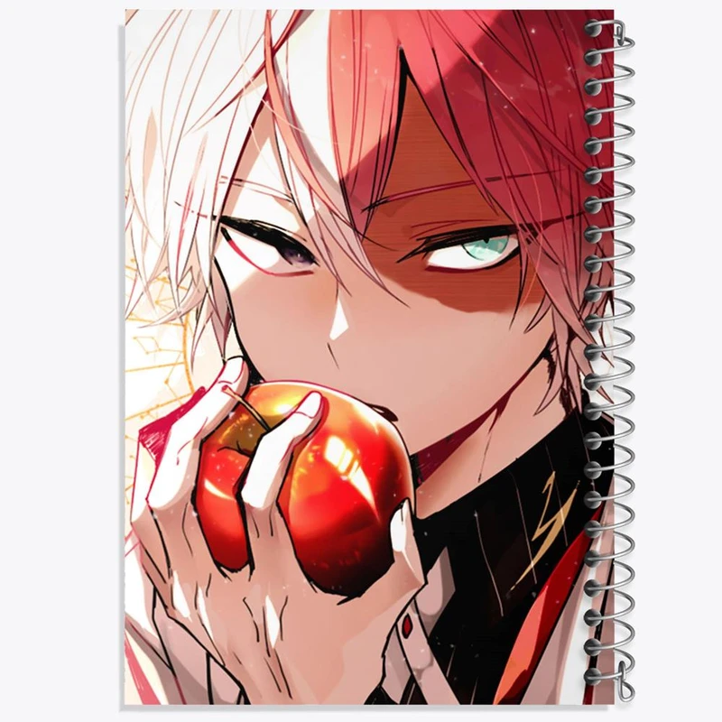 دفتر مشق 50 برگ خندالو مدل شوتو تودروکی انیمه آکادمی قهرمان من  کد 11591