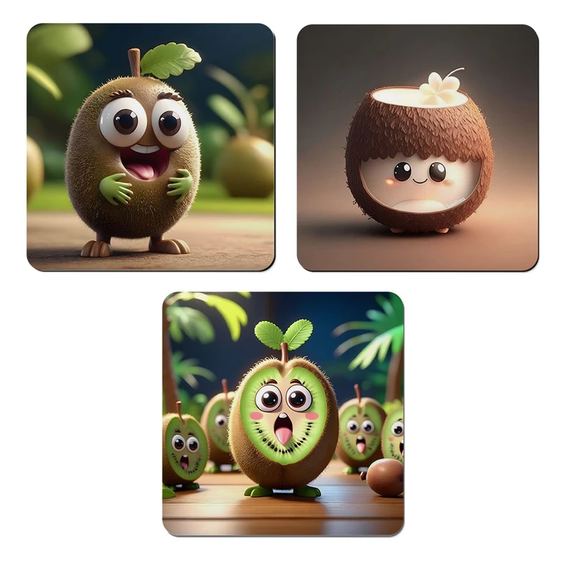 مگنت صباطرح مدل آشپزخانه کد M1310 مجموعه 3 عددی