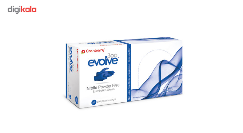 دستکش نیتریل کرنبری بسته 300 عددی