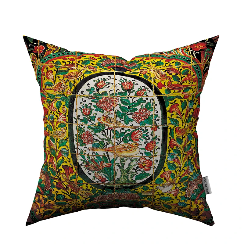 کاور کوسن مدل  مخمل کد C0079 سایز 43x43 سانتی متر