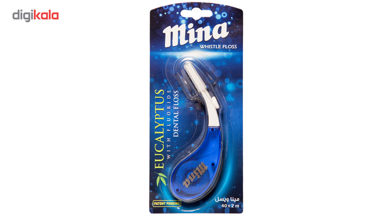نخ دندان دسته دار مینا مدل ویسل اکالیپتوس