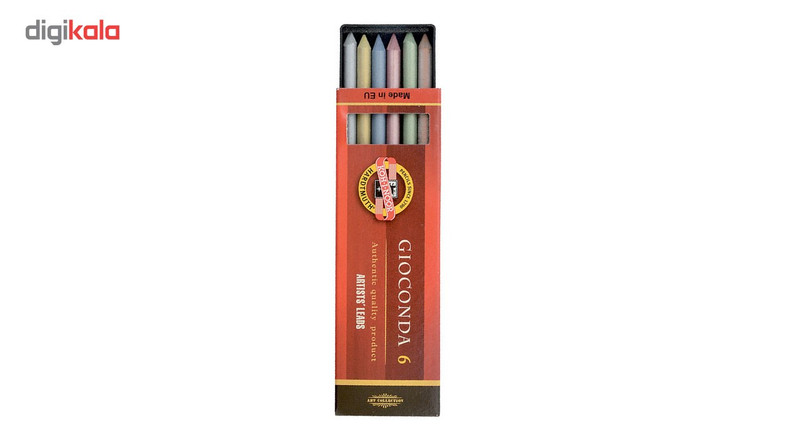 نوک اتود طراحی 5 میلی متری کوه نور مدل 4380 بسته 6 عددی