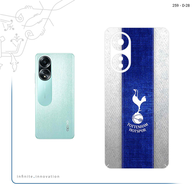 برچسب پوششی ماهوت مدل Tottenham_Hotspur_FC مناسب برای گوشی موبایل اپو A58 4G