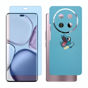 Glass Together model matte anti bluescreen protector suitable for Honor X9c mobile phone with back cover sticker