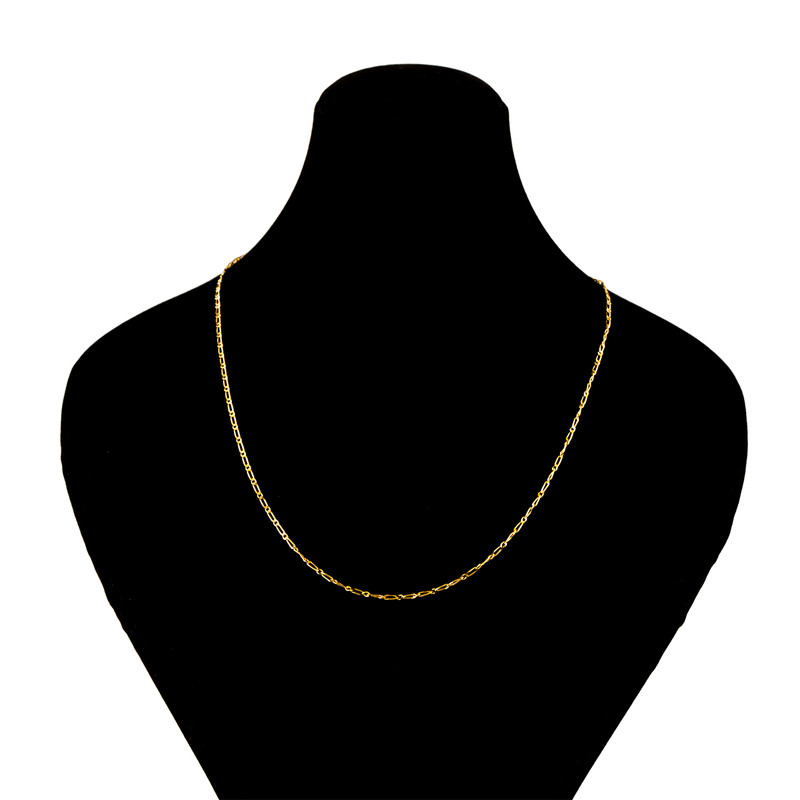 زنجیرطلا 18 عیار گالری طلا باران مدل زنجیری 2