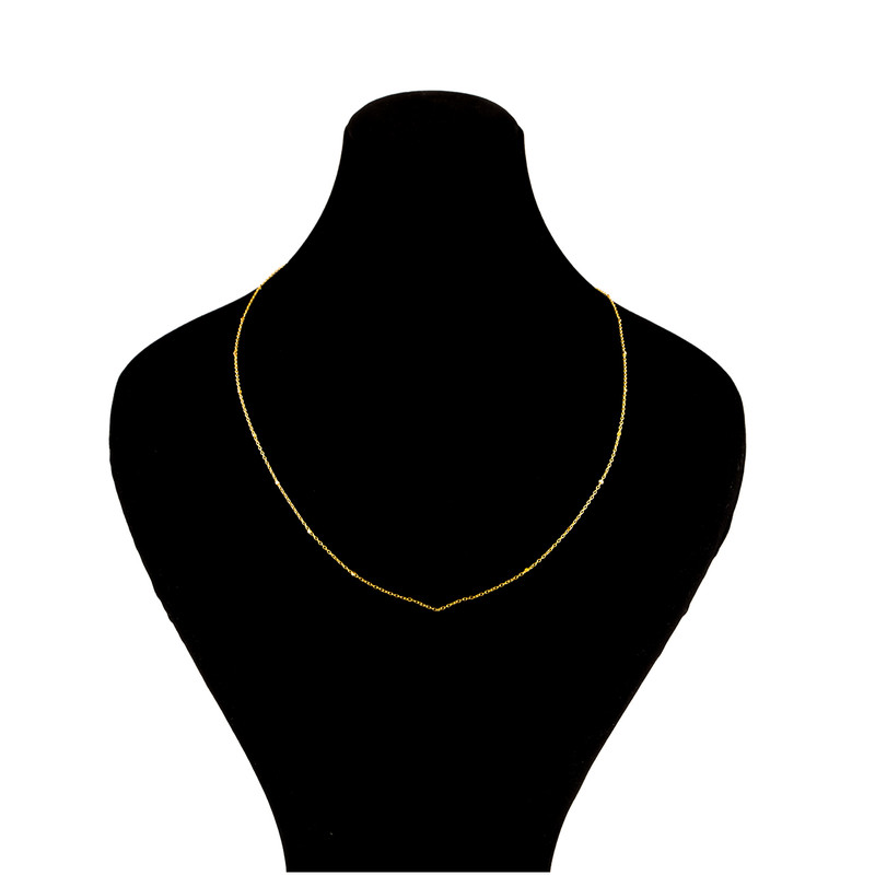 زنجیرطلا 18 عیار گالری طلا باران مدل زنجیری 3