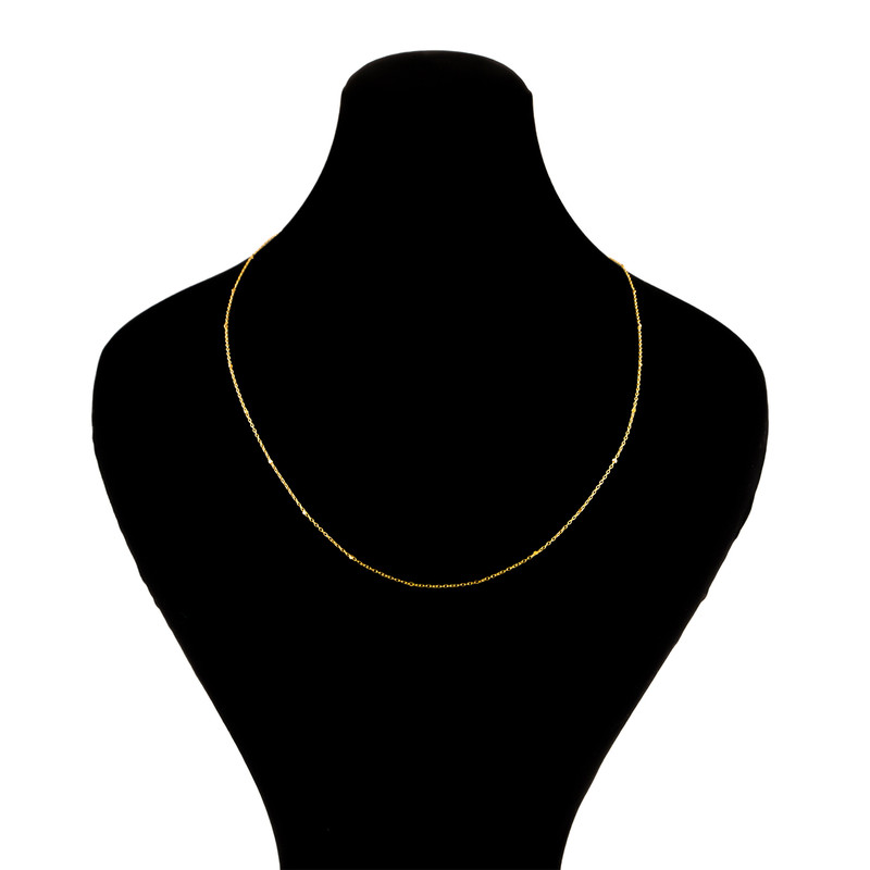 زنجیرطلا 18 عیار گالری طلا باران مدل زنجیری 4