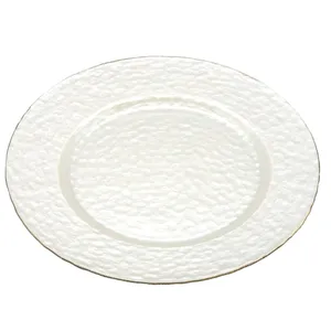 بشقاب تخت غذاخوری دبلیو اند بی هوم دور طلایی صدفی