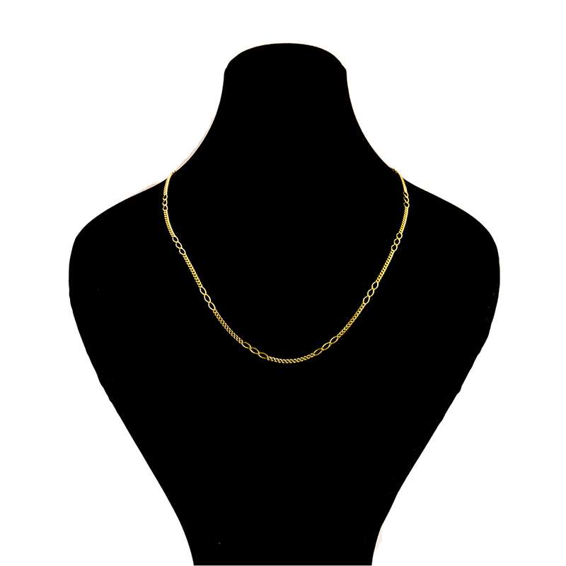 زنجیرطلا 18 عیار گالری طلا باران مدل زنجیری 5