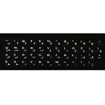 نقد و بررسی برچسب حروف فارسی کیبورد مدل black design توسط خریداران