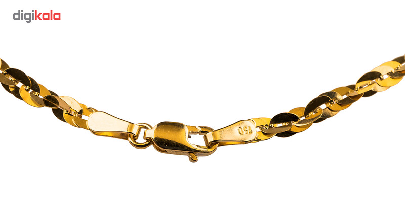 زنجیرطلا 18 عیار گالری طلا باران مدل زنجیری 10