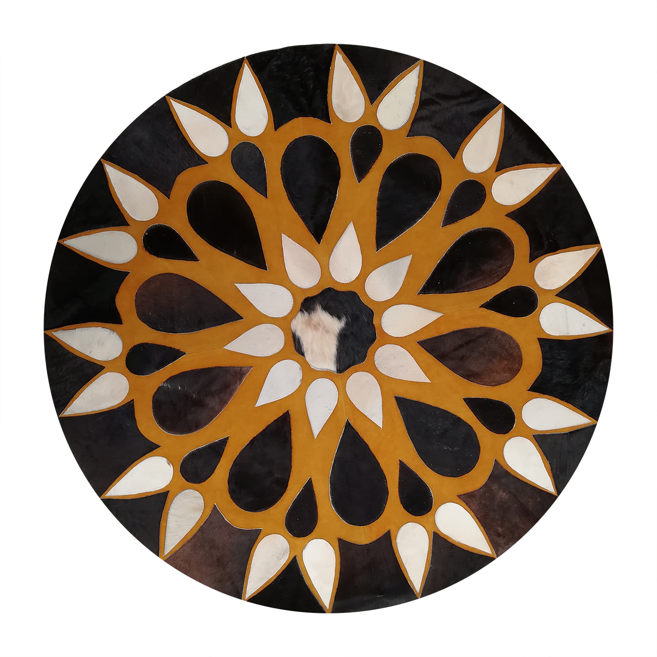 کلاژ فرش پوست و چرم کمالی مدل AD-0489