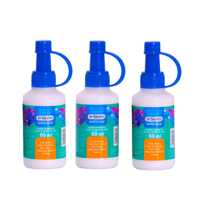 چسب سفید استورم مدل White Glue Stick کد HL-625 بسته 3 عددی