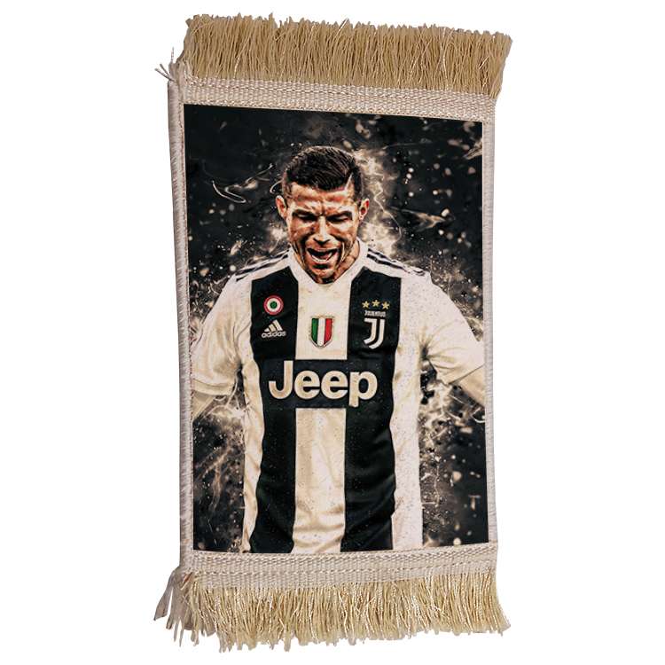 فرش ماشینی دیوارکوب مدل رونالدو کد 323