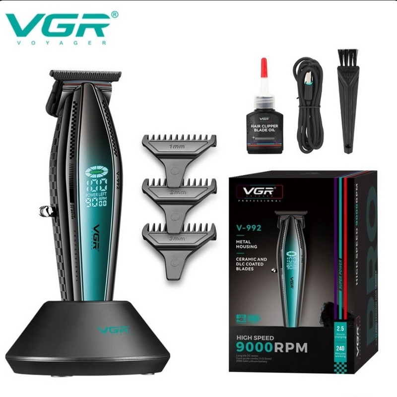ماشین اصلاح موی سر و صورت وی جی ار مدل V-992