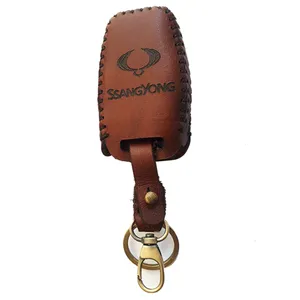 جاسوئیچی خودرو چرم طبیعی آقای چرم کد 3210 مناسب برای ماشین سانگ یانگ تیوولی