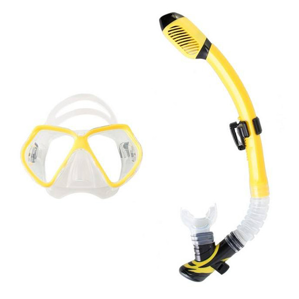 ماسک و اسنورکل شنای آروپک مدل Otter Yellow سایز M
