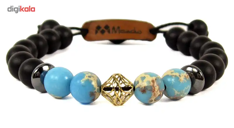 دستبند طلا 18عیار مردانه مانچو مدل bfg566