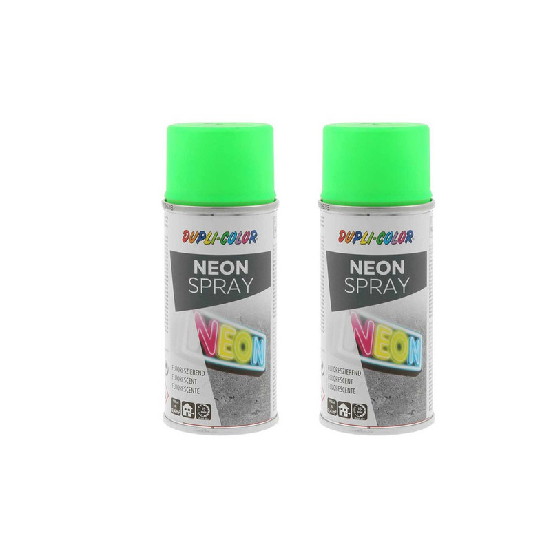 اسپری رنگ نئون سبز ترافیک دوپلی کالر مدل neon حجم 150 میلی لیتر مجموعه 2 عددی اسپری رنگ نئون سبز ترافیک دوپلی کالر مدل neon حجم 150 میلی لیتر مجموعه 2 عددی