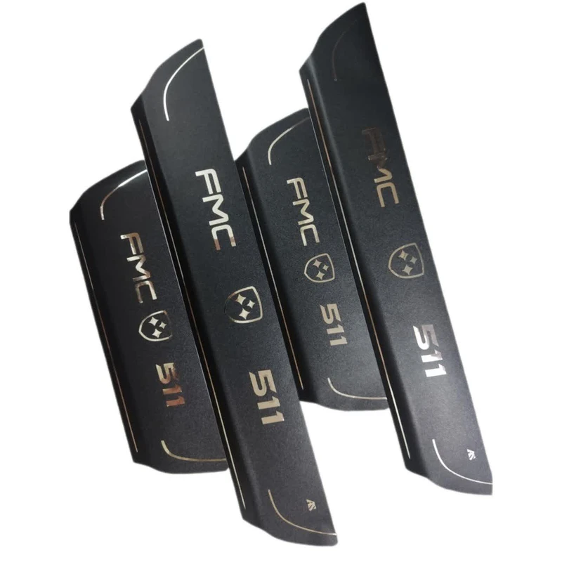 برچسب پارکابی خودرو امیران اسپرت طرح چرم کد 2025036 مناسب برای FMC511 مجموعه 4 عددی