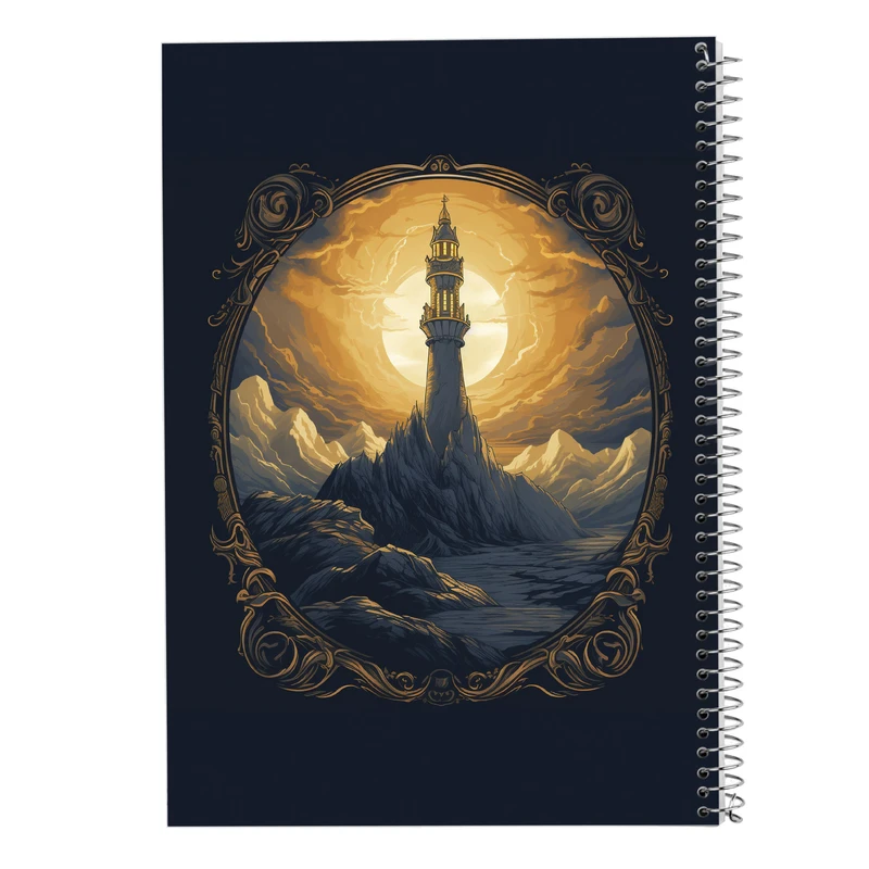 دفتر ژورنال نویسی 50 برگ مدوپد مدل نقطه ای طرح  ارباب حلقه ها The Lord of the Rings کد DF3040