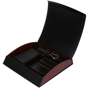 ست هدیه رویال چرم کد SL20-DarkBrown