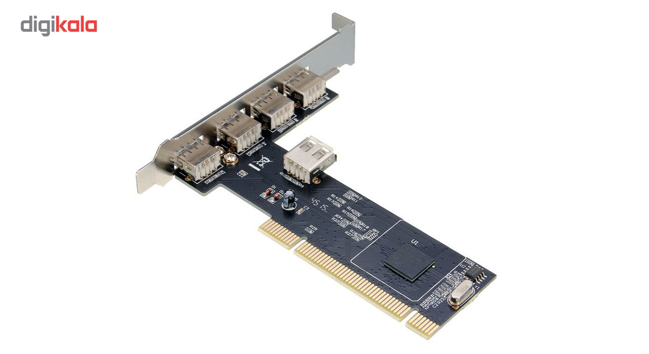 هاب USB2.0 پنج پورت PCI مدل YW101