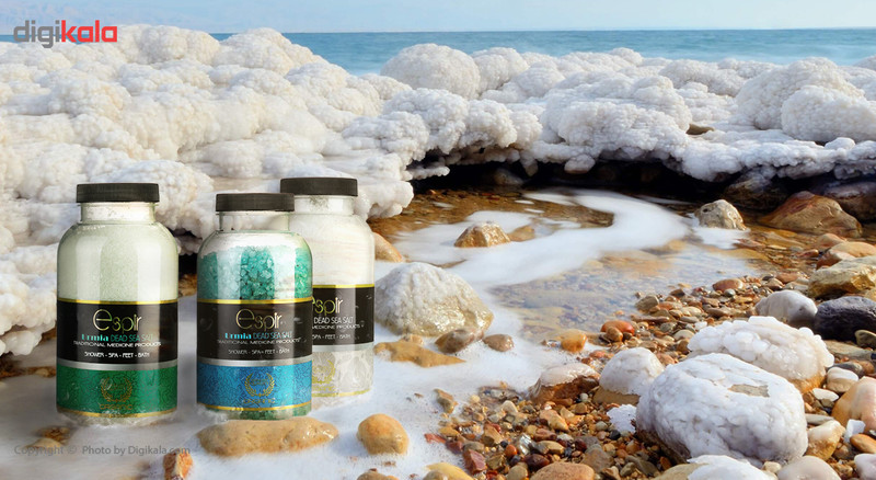 نمک دست و پا اسپیر دانه متوسط مدل Jasmin salt وزن 1000 گرم