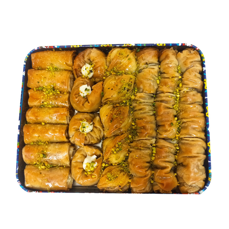 باقلوا مخلوط گردو و پسته - 650 گرم