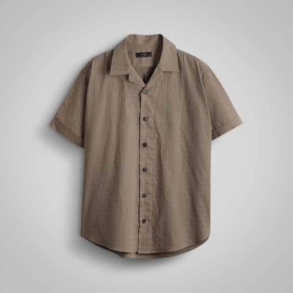 پیراهن آستین کوتاه یقه برگردان مردانه فریولی مدل 111211602