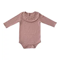 بادی آستین بلند دخترانه مدل یقه چیندار